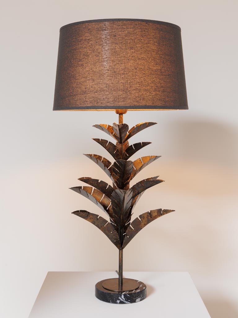 Lampe Nature marbre noir