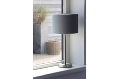 Pied de lampe nickel