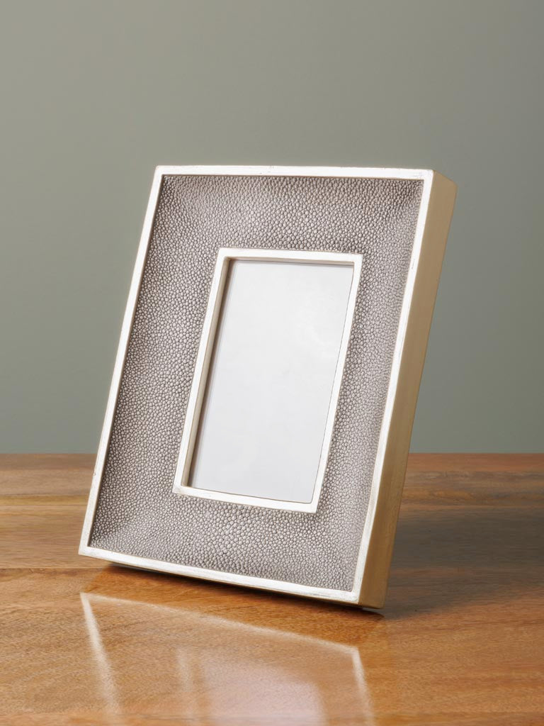 Cadre photo Galuchat