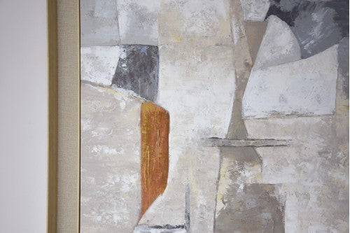 Tableau bois et lin
