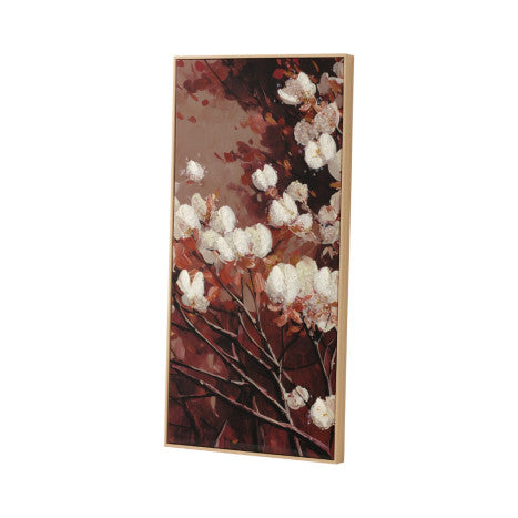 ensemble de 3 tableaux fleurs encadrés