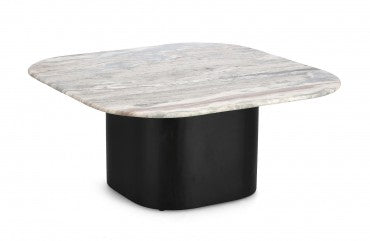 TABLE BASSE  80X80 cm marbre