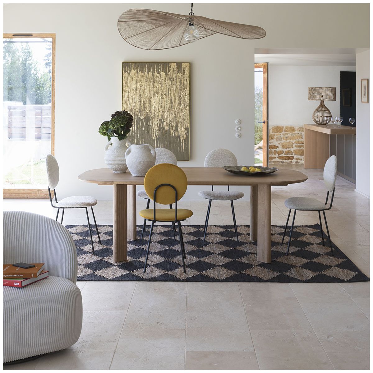 Tapis DIAM en jute - 300 x 200 cm